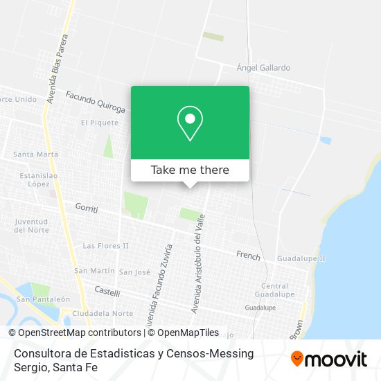 Mapa de Consultora de Estadisticas y Censos-Messing Sergio