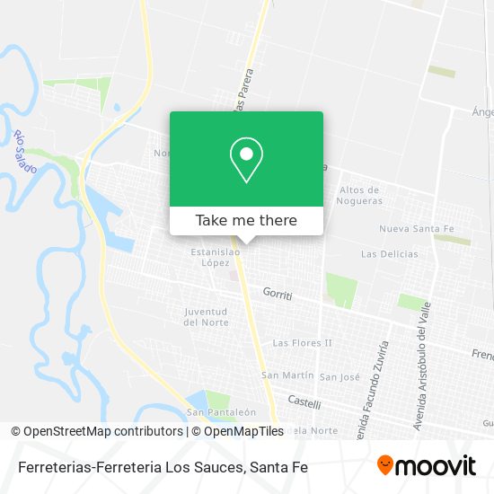 Ferreterias-Ferreteria Los Sauces map