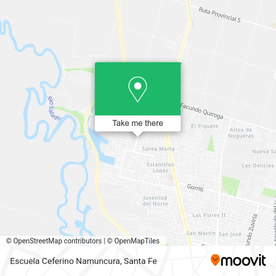 Escuela Ceferino Namuncura map