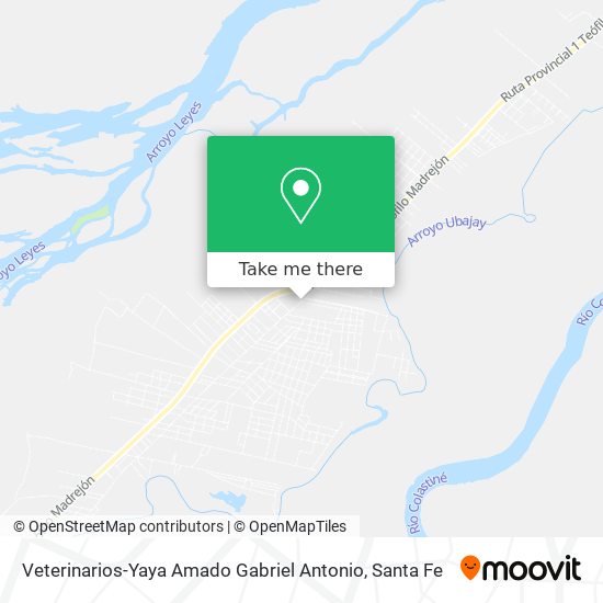 Veterinarios-Yaya Amado Gabriel Antonio map