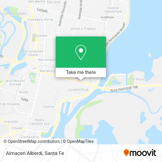 Almacen Alberdi map