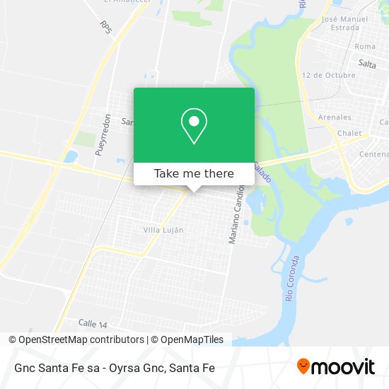 Gnc Santa Fe sa - Oyrsa Gnc map