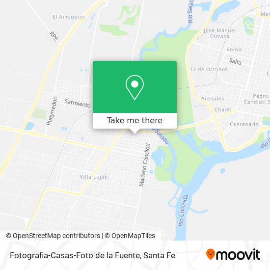 Mapa de Fotografia-Casas-Foto de la Fuente