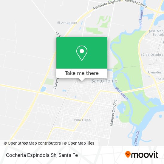 Mapa de Cocheria Espindola Sh