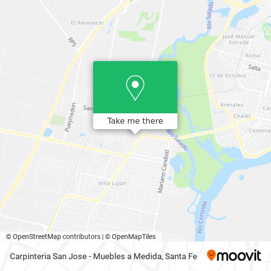 Mapa de Carpinteria San Jose - Muebles a Medida