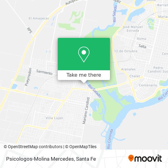 Psicologos-Molina Mercedes map