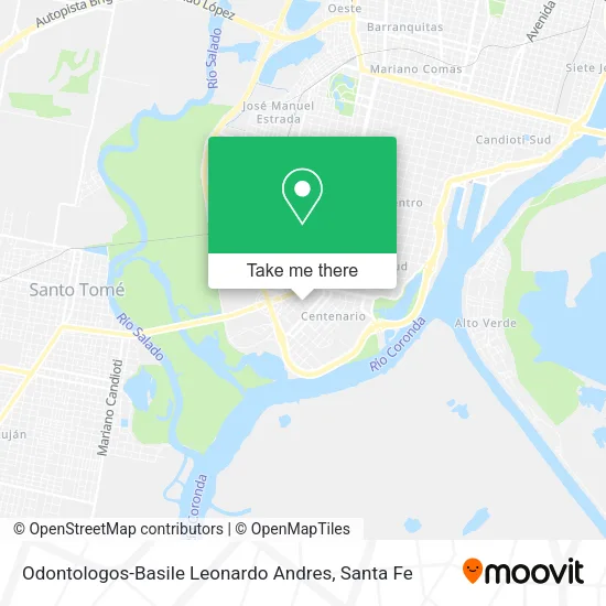 Mapa de Odontologos-Basile Leonardo Andres