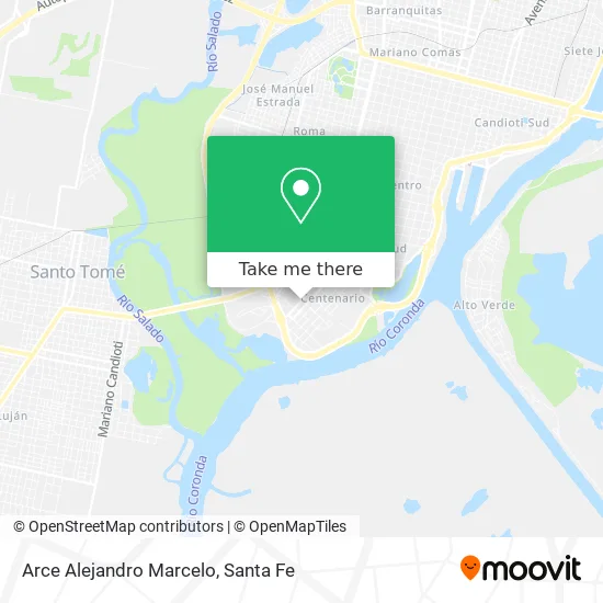 Arce Alejandro Marcelo map