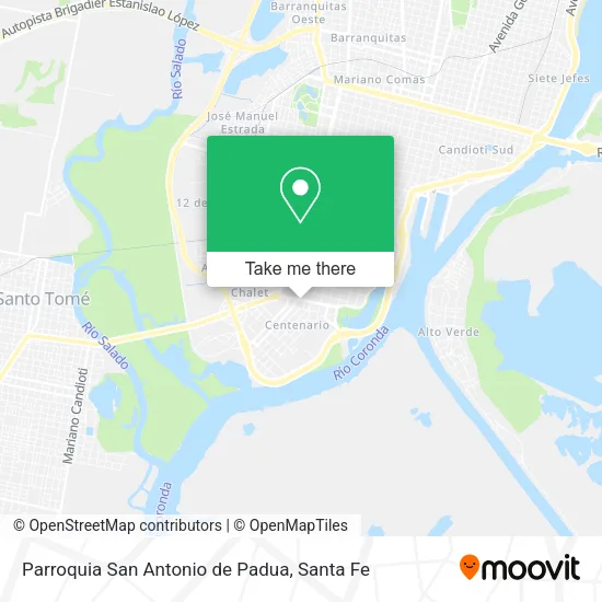 Mapa de Parroquia San Antonio de Padua
