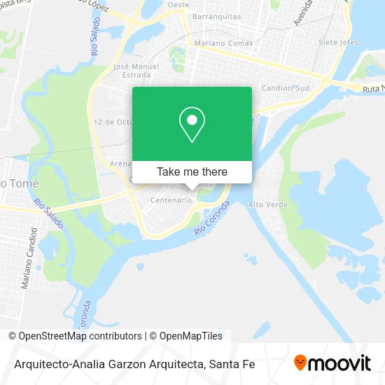 Arquitecto-Analia Garzon Arquitecta map