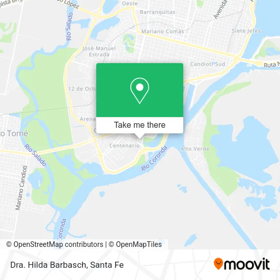 Dra. Hilda Barbasch map