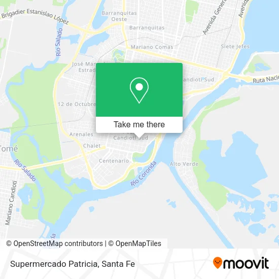 Supermercado Patricia map