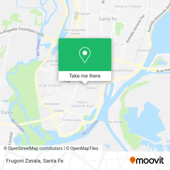 Frugoni Zavala map