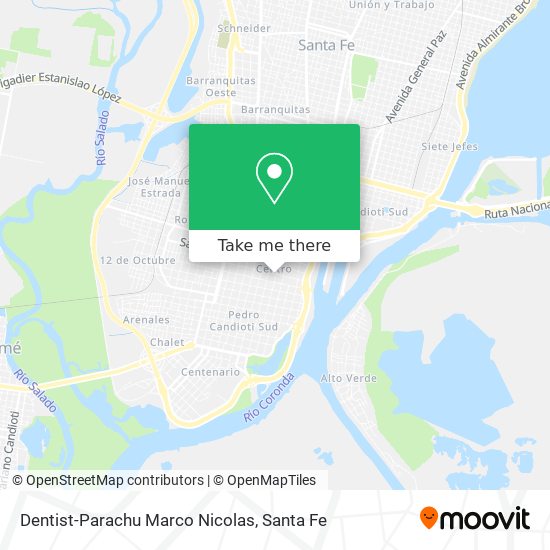 Mapa de Dentist-Parachu Marco Nicolas