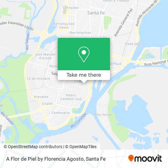 A Flor de Piel by Florencia Agosto map