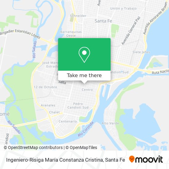 Ingeniero-Risiga María Constanza Cristina map