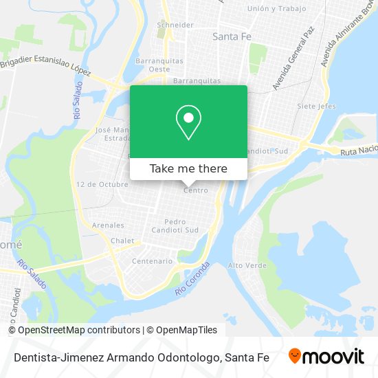 Dentista-Jimenez Armando Odontologo map