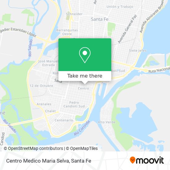 Mapa de Centro Medico Maria Selva