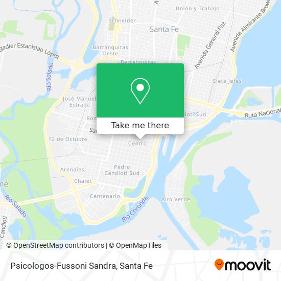 Psicologos-Fussoni Sandra map