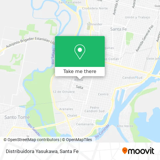 Distribuidora Yasukawa map