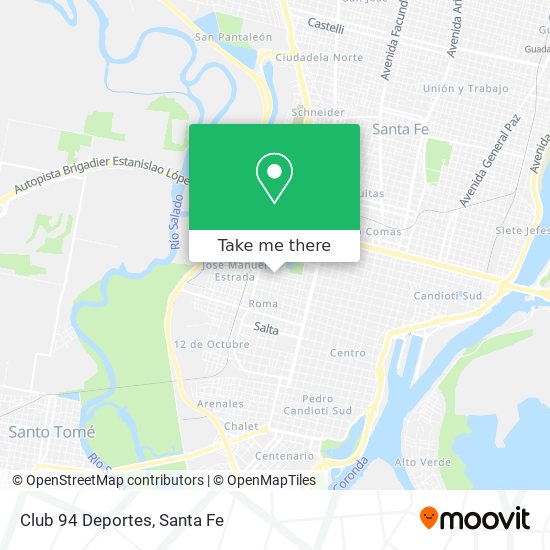 Mapa de Club 94 Deportes