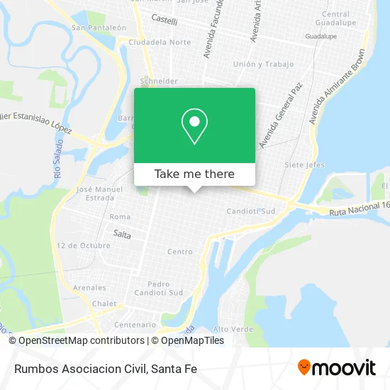 Rumbos Asociacion Civil map