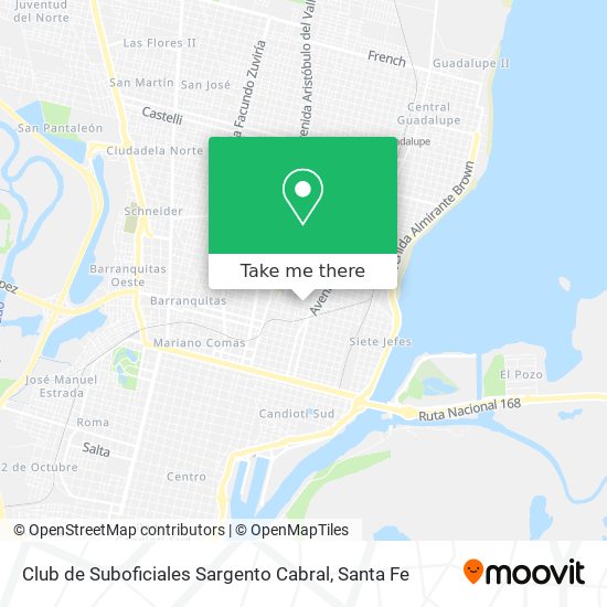 Club de Suboficiales Sargento Cabral map