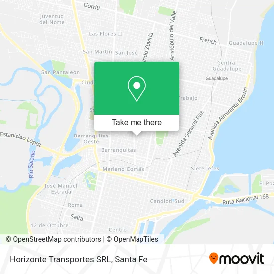 Horizonte Transportes SRL map