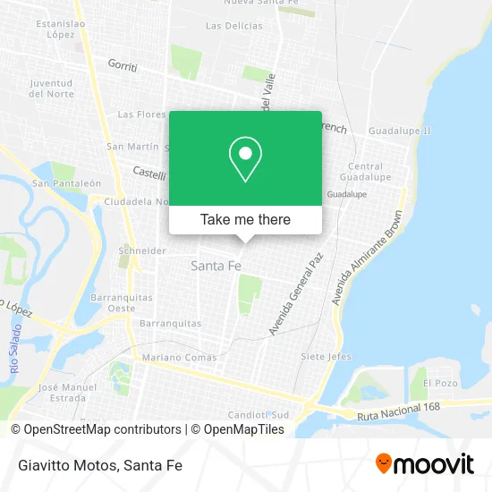 Mapa de Giavitto Motos