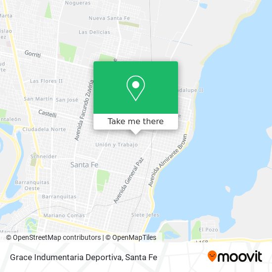 Grace Indumentaria Deportiva map