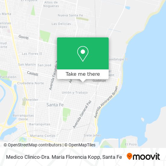 Medico Clinico-Dra. María Florencia Kopp map