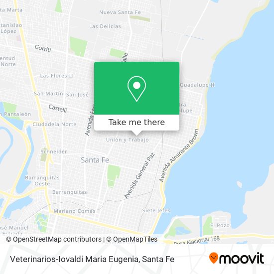 Mapa de Veterinarios-Iovaldi Maria Eugenia