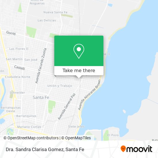 Dra. Sandra Clarisa Gomez map