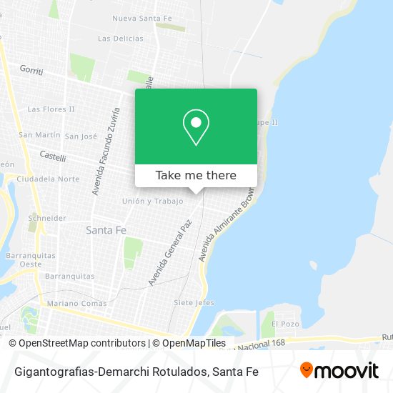 Mapa de Gigantografias-Demarchi Rotulados