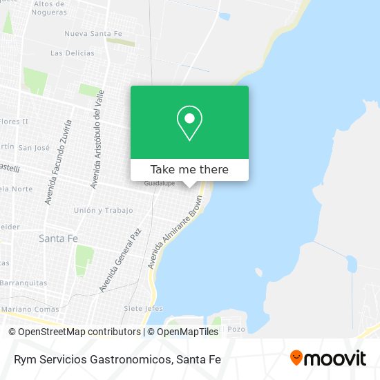 Rym Servicios Gastronomicos map