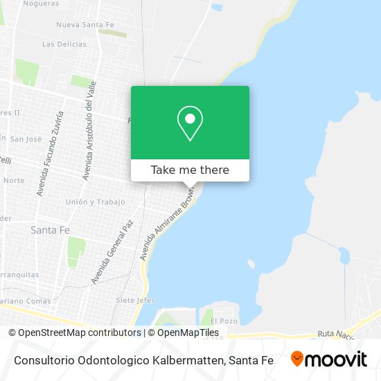 Consultorio Odontologico Kalbermatten map