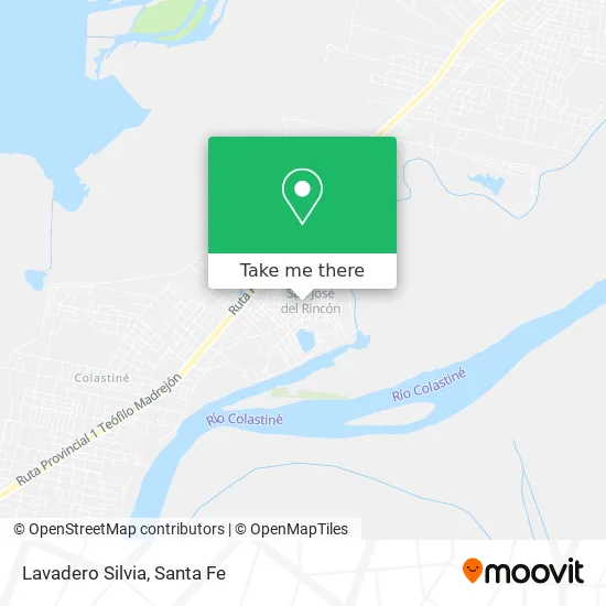 Lavadero Silvia map