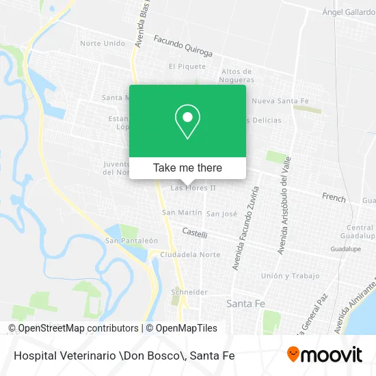 Hospital Veterinario \Don Bosco\ map
