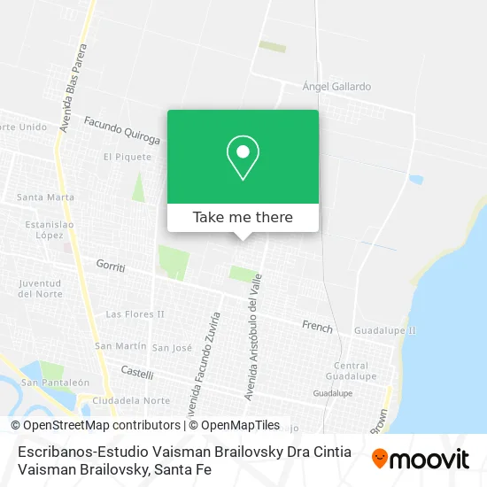 Escribanos-Estudio Vaisman Brailovsky Dra Cintia Vaisman Brailovsky map