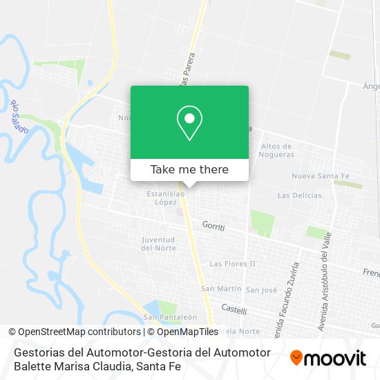 Gestorias del Automotor-Gestoria del Automotor Balette Marisa Claudia map