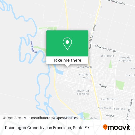 Psicologos-Crosetti Juan Francisco map