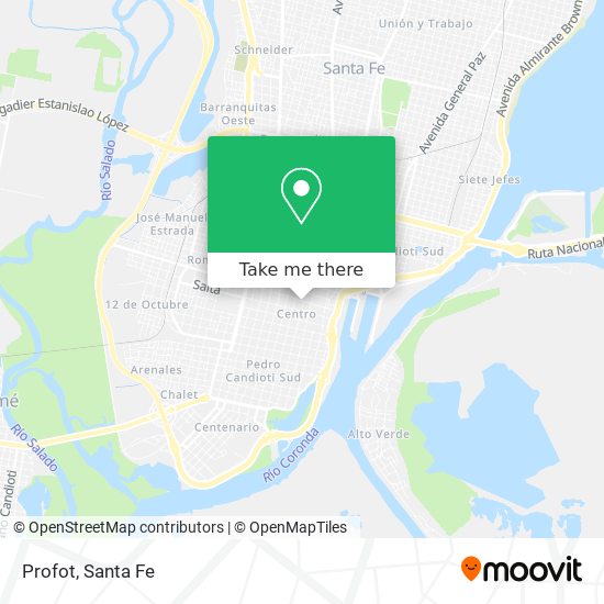 Profot map