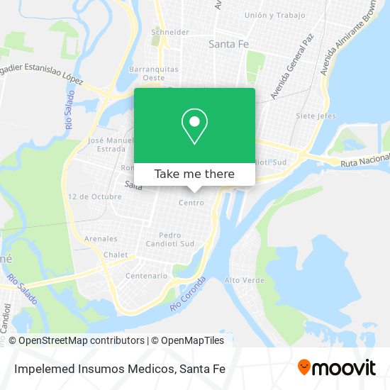 Impelemed Insumos Medicos map