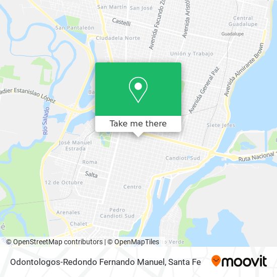 Odontologos-Redondo Fernando Manuel map