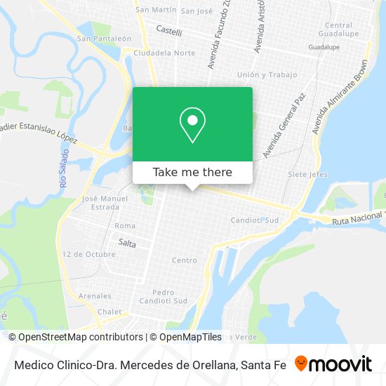 Medico Clinico-Dra. Mercedes de Orellana map