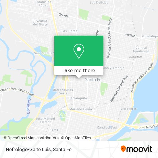 Nefrólogo-Gaite Luis map
