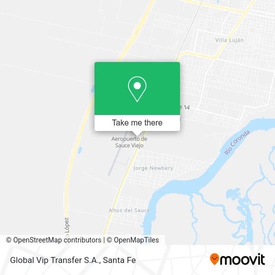 Global Vip Transfer S.A. map