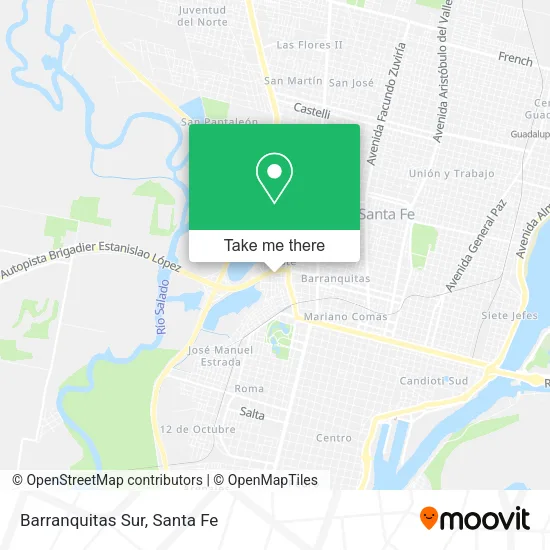 Barranquitas Sur map