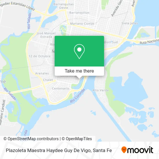 Mapa de Plazoleta Maestra Haydee Guy De Vigo