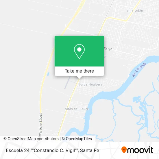 Escuela 24 ""Constancio C. Vigil"" map
